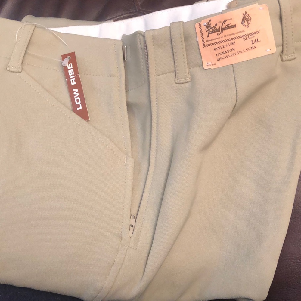 Tailored sportsman beige riding breeches